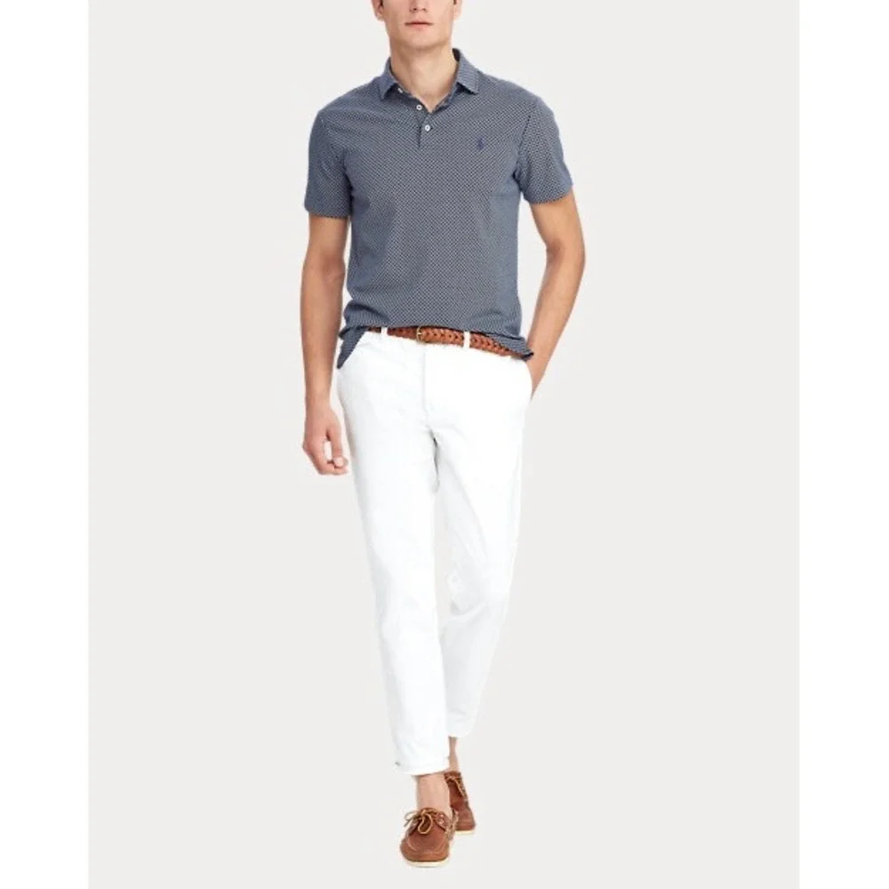 Polo Ralph Lauren Performance Polo Classic‎ Fit Dotted Print Short Sleeve Large